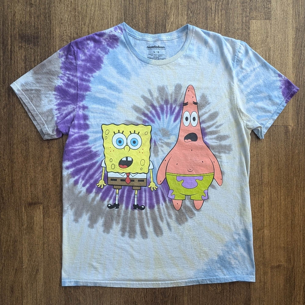 SpongeBob And Patrick Tie Dye T-shirt